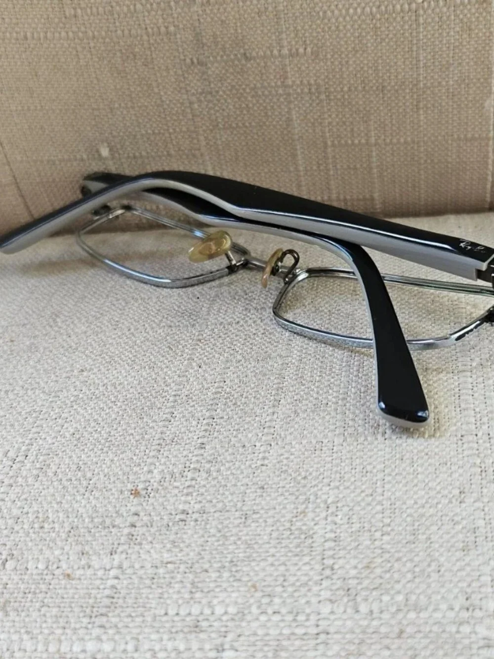 Ray-Ban Women Eyeglasses Frame Silver Tone Metal eyewear Glases RB6192